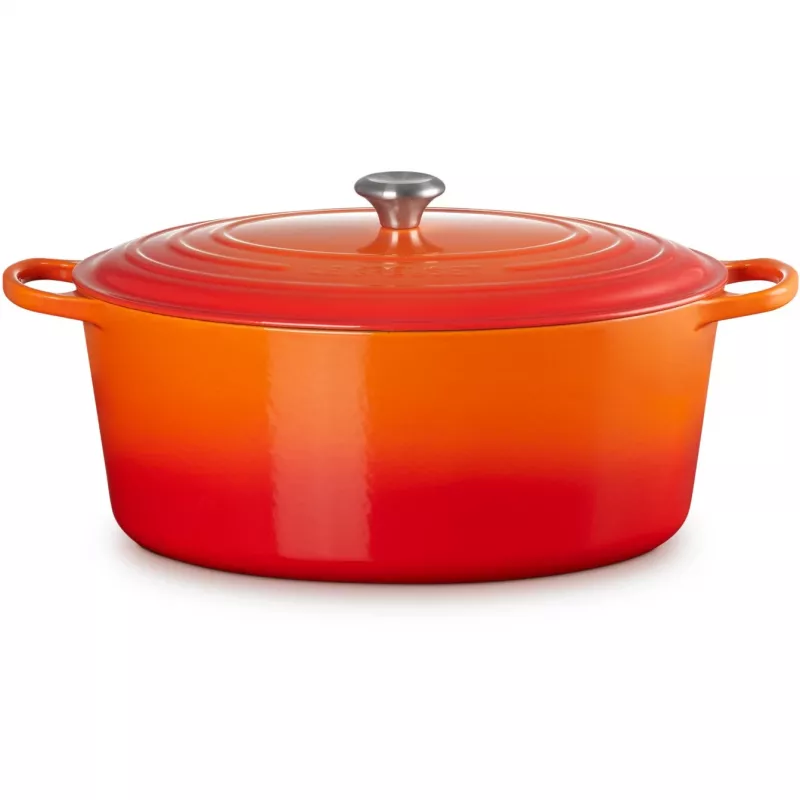 Le Creuset Signature assadeira oval 40cm vermelho para forno (21178400902430)