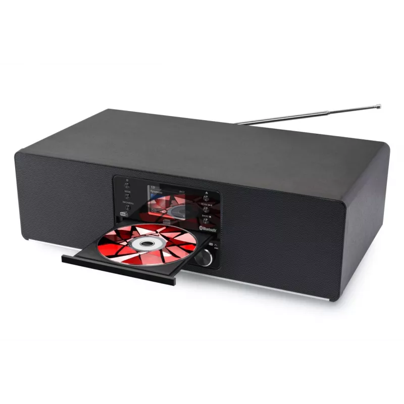 JVC RD-E984B - minitower tudo-em-um, preto