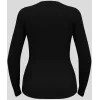 T-shirt de mulher Odlo BL TOP decote redondo l/s ACTIVE WARM ECO, tamanho S, preta