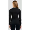 T-shirt de mulher Odlo BL TOP decote redondo l/s ACTIVE WARM ECO, tamanho S, preta