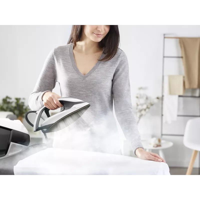 Ferro de engomar Tefal Express Power SV8130 2800 W 1,8 L base Durilium AirGlide Autoclean preto, branco