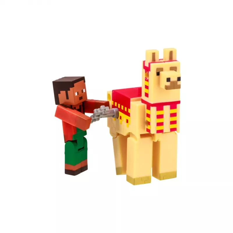 Brinquedo de corda 3D Minecraft S2 - Noor & Llama