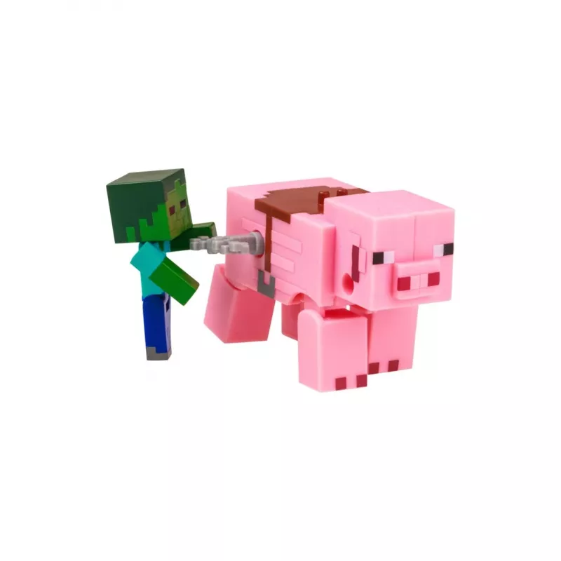 Brinquedo de corda 3D Minecraft S2 – Baby-Zombie & Porco