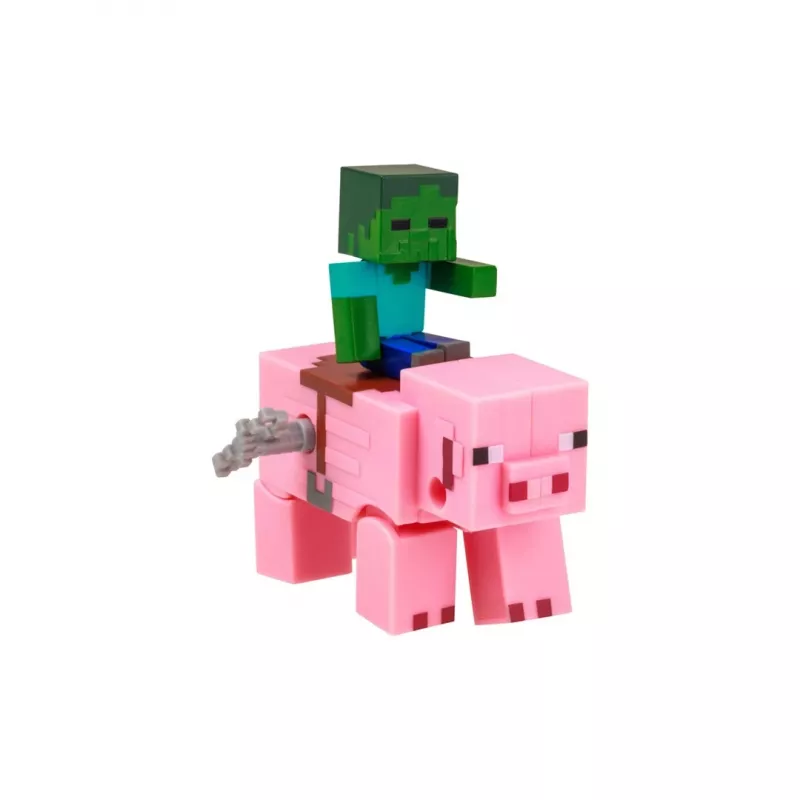 Brinquedo de corda 3D Minecraft S2 – Baby-Zombie & Porco