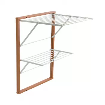 Estendal de parede ARREDAMENTI KEVIN – 64 x 67 cm, castanho