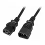 Cabo de extensão IEC EFB-Elektronik C14 180° - C13 180°, preto, 0,5 m, 3 x 0,75 mm² fabricante: EFB Elektronik (EK503.0,5)