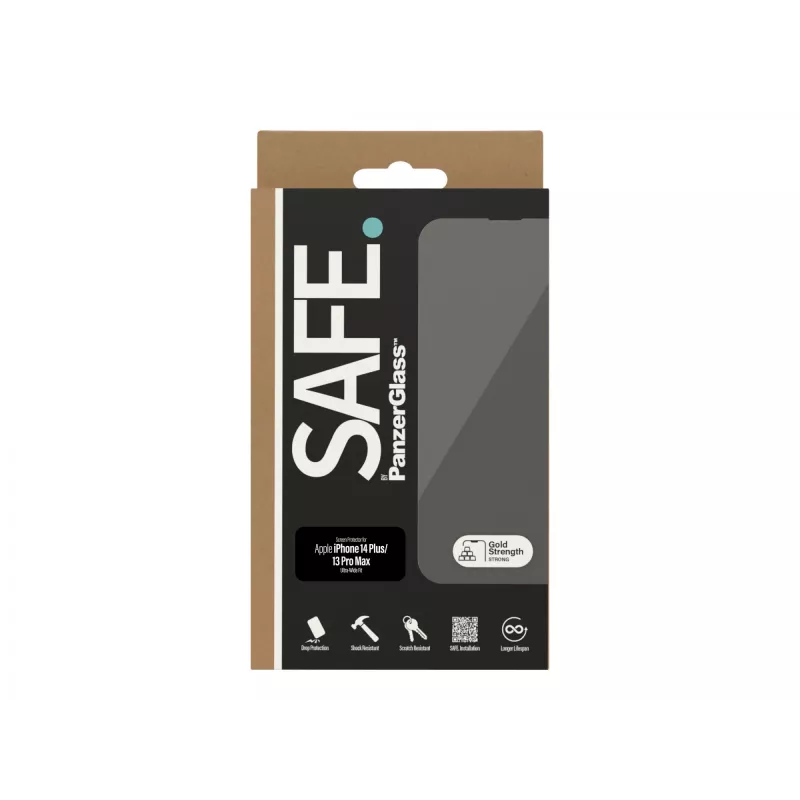 Película de proteção de ecrã SAFE by PanzerGlass Apple iPhone 14 Plus | 13 Pro Max | Ultra-Wide Fit | PanzerGlass
