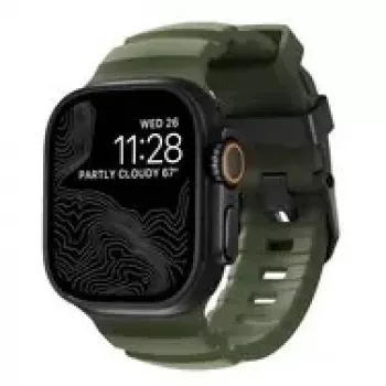 NOMAD Rocky Point bracelete para Apple Watch 46mm/49mm verde-preto