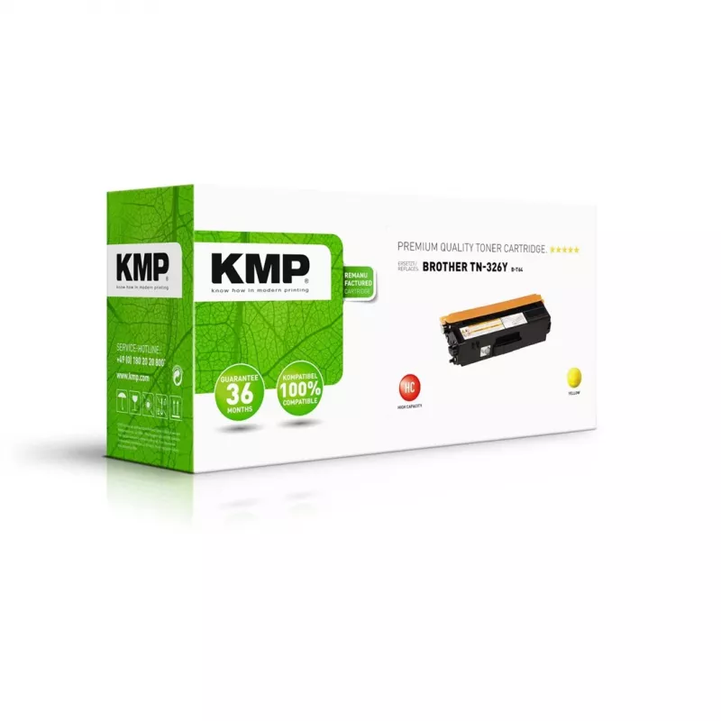 KMP B-T64 - de alta capacidade - amarelo - compatível - tinteiro de toner (alternativa a: Brother TN326Y) - para Brother DCP-L8400, DCP-L8450, HL-L8250, HL-L