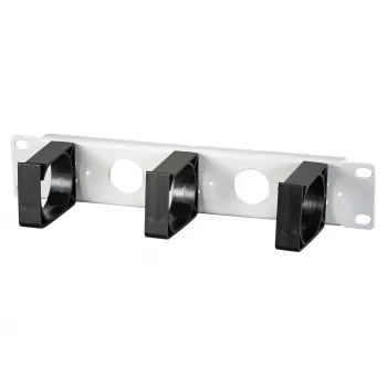 painel de gestão de cabos 1U 10 polegadas EFB Elektronik 691820GR.2 RAL7035