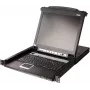 ATEN CL5708MW FR comutador KVM 8 portas 17,3 polegadas LCD SingleRail PS/2-USB VGA