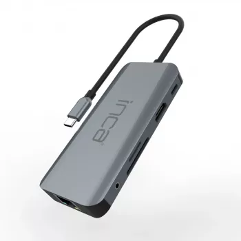 INCA adaptador ITPC-10TX USB-C 9-em-1 - adaptador