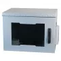 armário de parede de 19 polegadas IP55 EFB Elektronik 7U porta de vidro profundidade 450 mm, aço soldado, IP55, carga máx. 100 kg