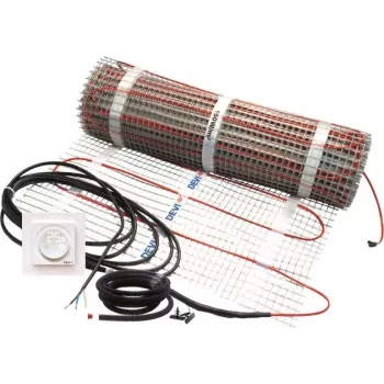 Tapete de aquecimento DANFOSS Devi Dünnbett-Set 150 W/m², 2,5 m² (0,5 x 5 m), modelo 140F0469
