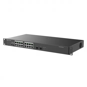 Reyee Switch 16 portas 1000 Mbit/s + 2 portas Gigabit SFP, 16 das portas suportam PoE/PoE+ – 1 Gbit/s