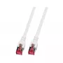 Cabo de rede RJ45 Cat.6 S/FTP LSZH branco 15m Fabricante: EFB Elektronik (K5518.15)