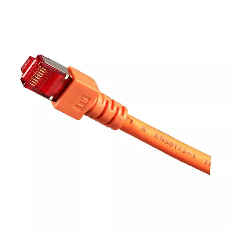 Cabo de rede RJ45 Cat.6 S/FTP LSZH laranja 0,15m Fabricante: EFB Elektronik (K5516.0,15)