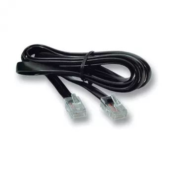 Cabo modular EFB-Elektronik preto, 2 fichas RJ10 (4/4), 1:1, 0,5 m Fabricante: EFB Elektronik (K2402SW.050)