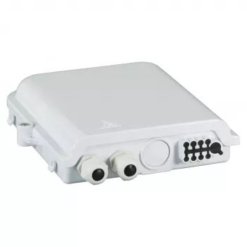 Caixa de ligação FTTH IP65 para 16 fibras, 8 acopladores e excesso de fibra Fabricante: EFB-Elektronik (FTTH-BOX-OUT-2)
