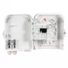 Caixa de ligação FTTH IP65 para 16 fibras, 8 acopladores e excesso de fibra Fabricante: EFB-Elektronik (FTTH-BOX-OUT-2)
