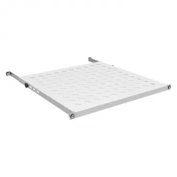 Fundo fixo de 19 inch (0,5HE) EFB Elektronik para armário de 19 inch, profundidade 350–450 mm, carga 70 kg, para caixa de 600 mm, RAL7035
