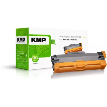KMP toner preto compatível com brother TN-2510XL (1270,3000)