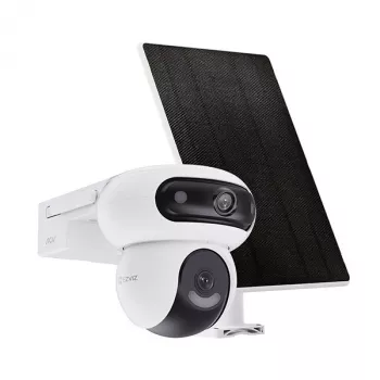 Câmara IP Ezviz HB90 com painel solar 8W Dual 4MP+4MP Wi-Fi AOV