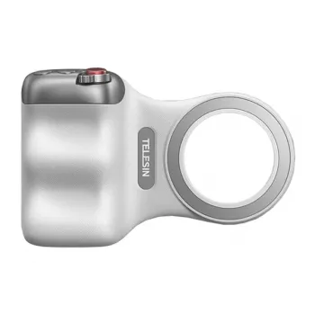 TELESIN suporte de mão magnético MagSafe com disparador remoto Bluetooth para iPhone / P5-mp-001wh