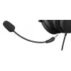 Deltaco GAM-190 headset gaming couro proteico cabo 3,5 mm preto