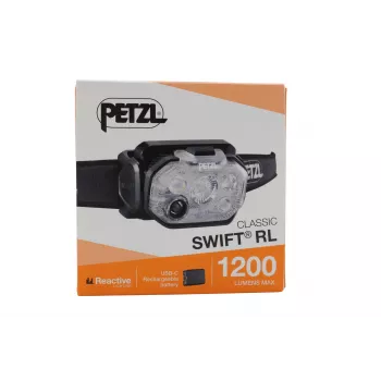 Petzl E095BD00 lanterna frontal SWIFT® RL CLASSIC preta