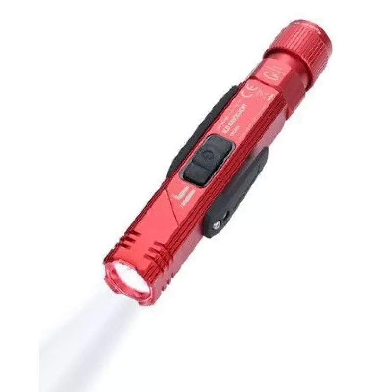 TROIKA lanterna ECO KNICKLICHT vermelho (TOR55/RD)
