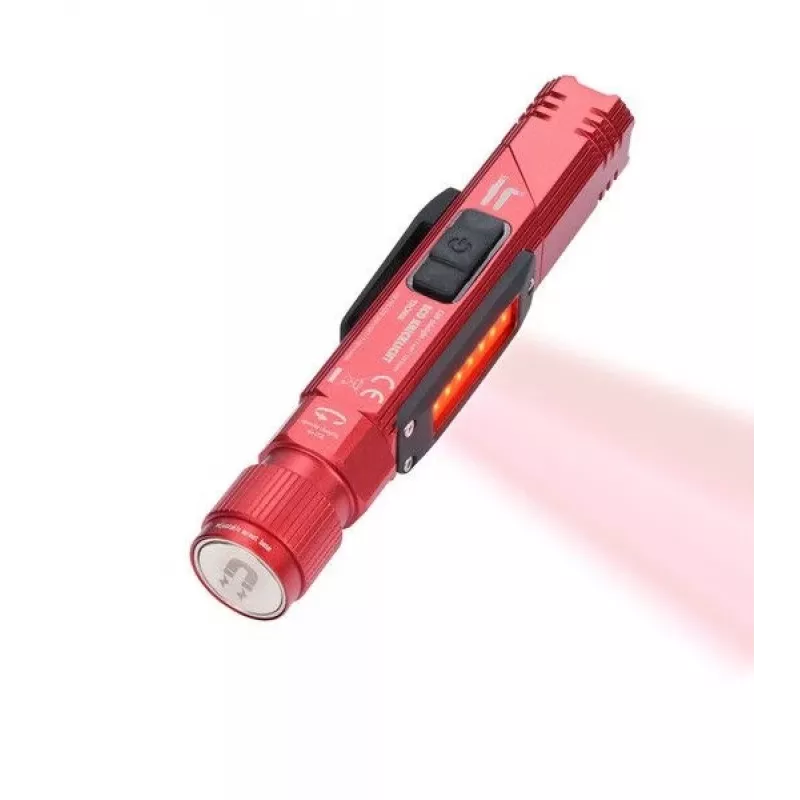 TROIKA lanterna ECO KNICKLICHT vermelho (TOR55/RD)