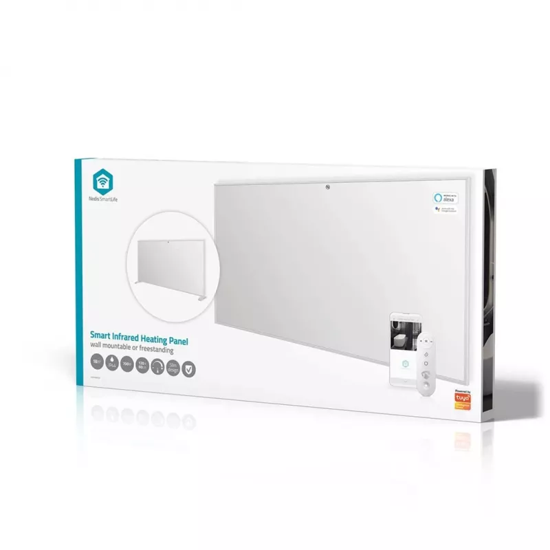 Nedis SmartLife HTIP700WTW painel de aquecimento infravermelho, 700 W, branco