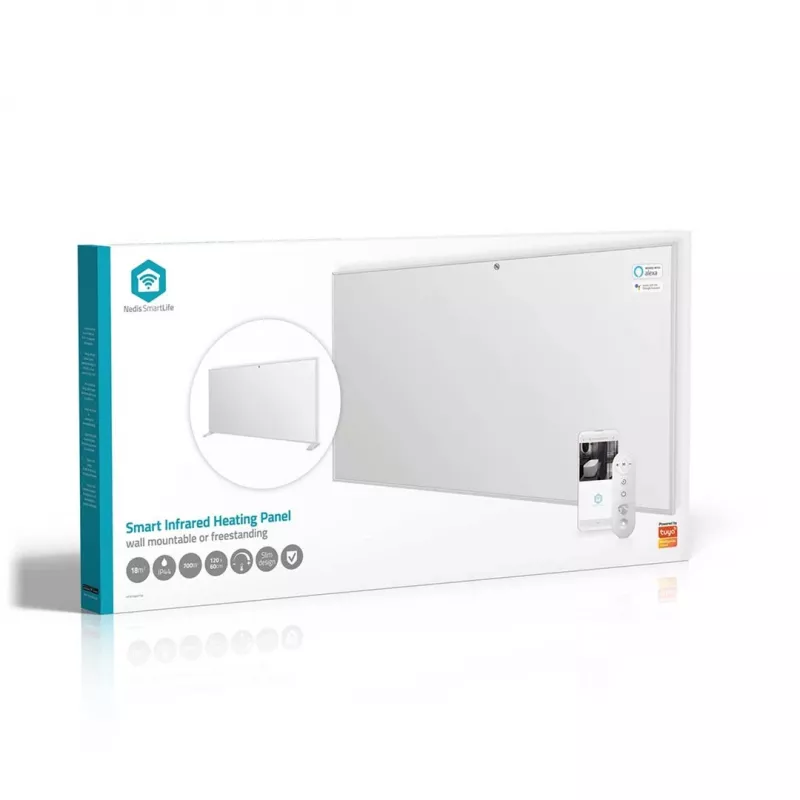 Nedis SmartLife HTIP700WTW painel de aquecimento infravermelho, 700 W, branco
