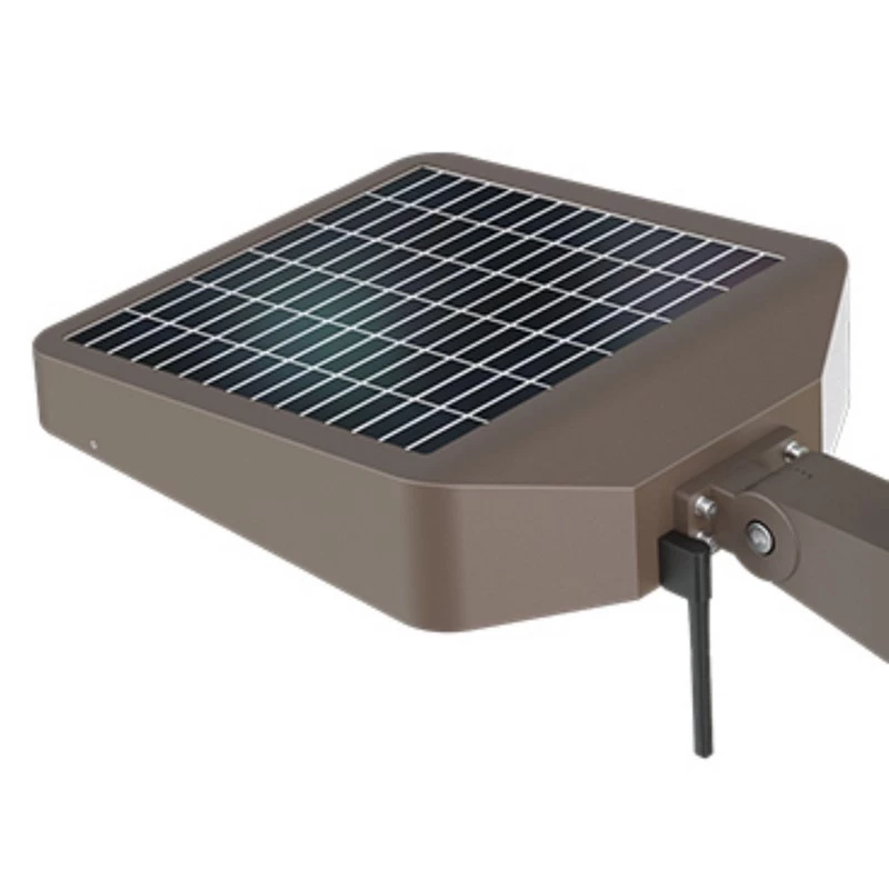 Glovii candeeiro de rua LED solar autónomo com controlo por app, sensor PIR e elevado fluxo luminoso