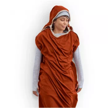 Sea to Summit Reactor Fleeceweight Liner Long forro saco-cama, picante red