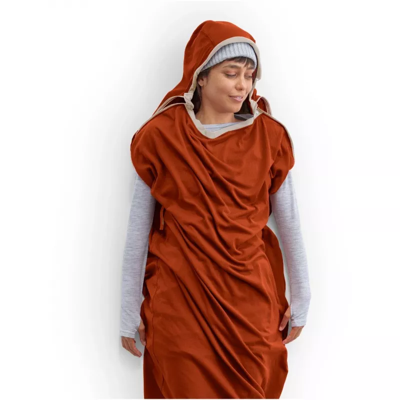 Sea to Summit Reactor Fleeceweight Liner Long forro saco-cama, picante red