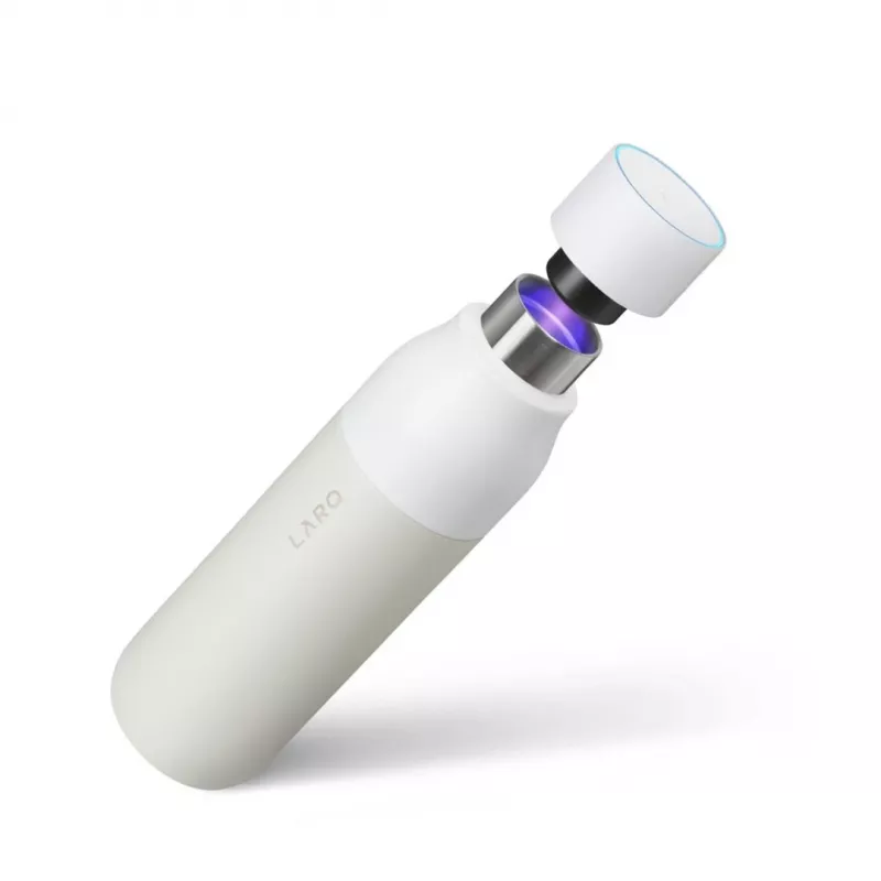 LARQ Bottle PureVis - garrafa autolimpante, luz UV-C 500ml (granite white)