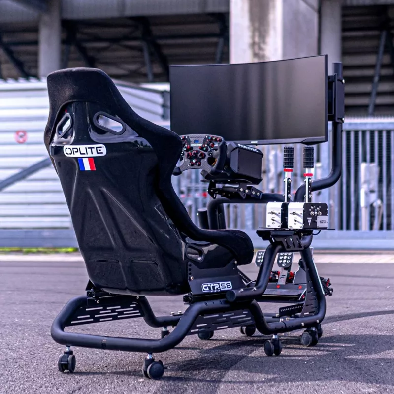 OPLITE Cockpit GTR S8 Infinity preto retalho (entrega por transportadora)