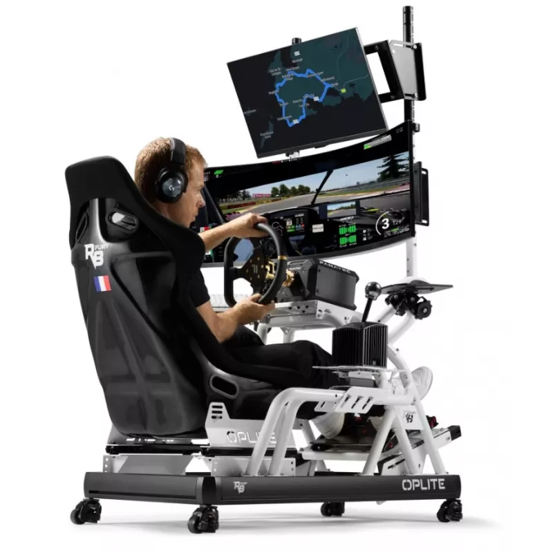 Rodas giratórias com travão Oplite para R8 Cockpit