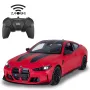 Jamara BMW M4 CSL 1:16 carro RC vermelho 2,4 GHz elétrico até 11 km/h
