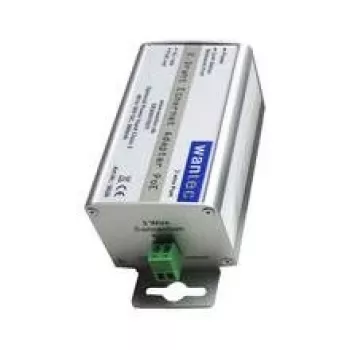 Wantec adaptador de rede 2wIP 2 fios 10/100 PoE terminal de parafuso