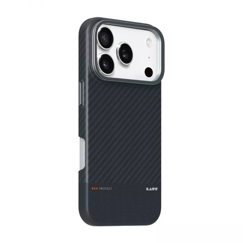 Laut Kev Protect - capa com suporte para iPhone 17 Pro compatível com MagSafe (preto)