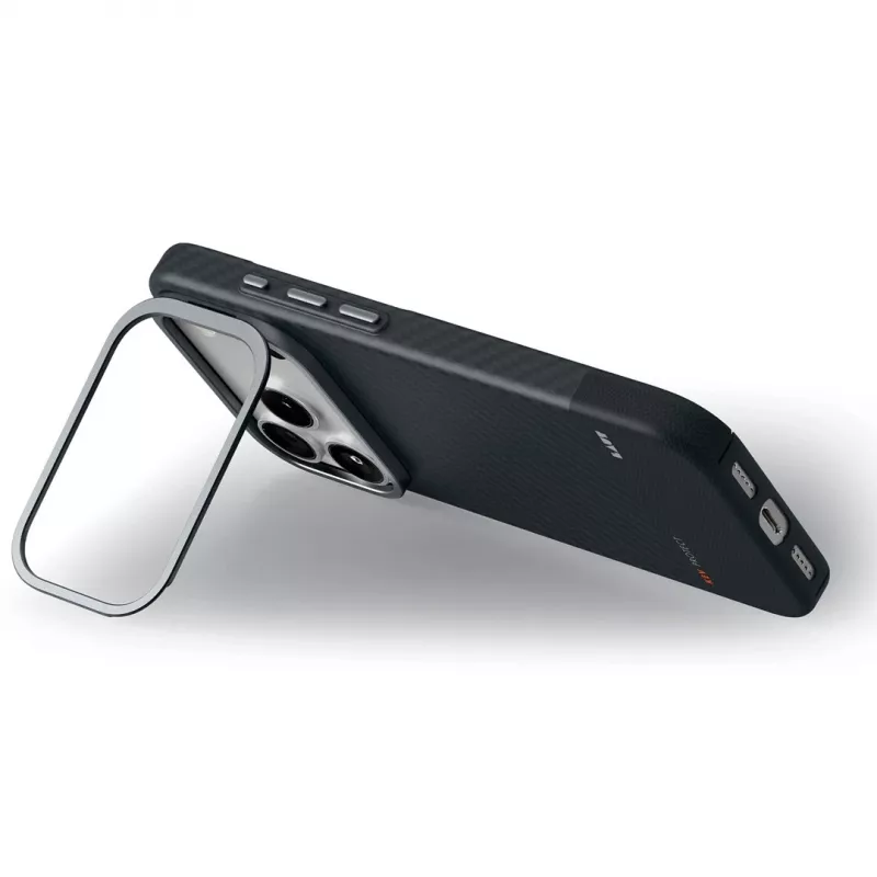 Laut Kev Protect - capa com suporte para iPhone 17 Pro compatível com MagSafe (preto)