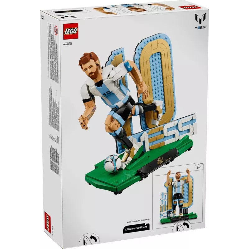 LEGO Editions Sports 43015 Lionel Messi — lenda do futebol