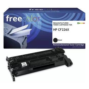freecolor toner HP 26X CF226X HC preto recondicionado – recondicionado – compatível