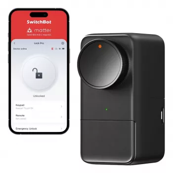 SwitchBot Smart Lock Pro fechadura eletrónica de porta preto