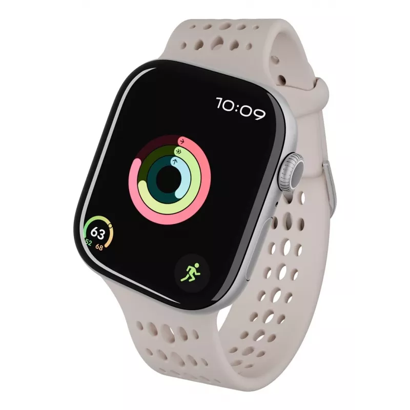Decoded Silicone Ares O Band – pulseira de silicone para Apple Watch 40/42 mm (clay)