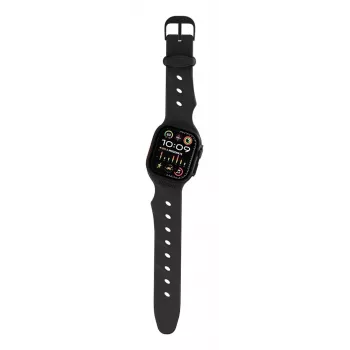 Decoded Silicone Ares Splice Band - pulseira de silicone para Apple Watch 44/46/49 mm (preto)