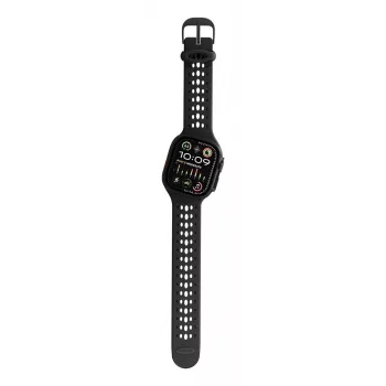 Decoded Silicone Ares O Band - pulseira de silicone para Apple Watch 44/46/49 mm (preto)